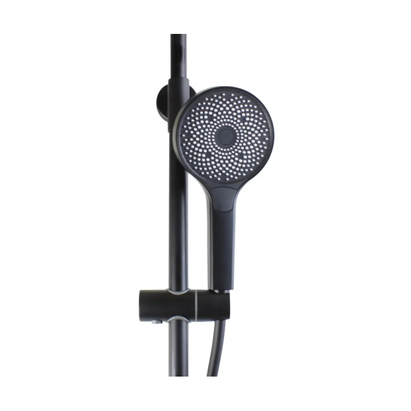 Душевая система Bronze de Luxe Icon 80112CB Черная матовая