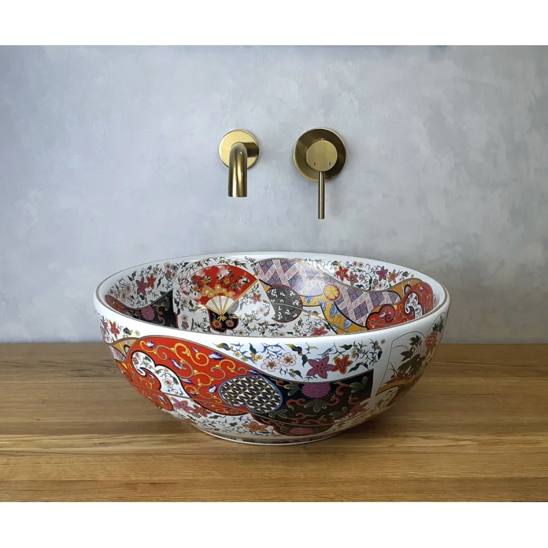 Раковина чаша Bronze de Luxe Festival 2231, разноцветная