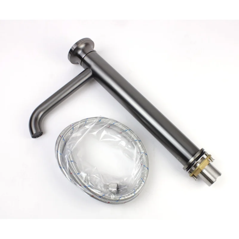 Смеситель Bronze de Luxe OMG, для раковины, цвет графит, 9008GM-Y