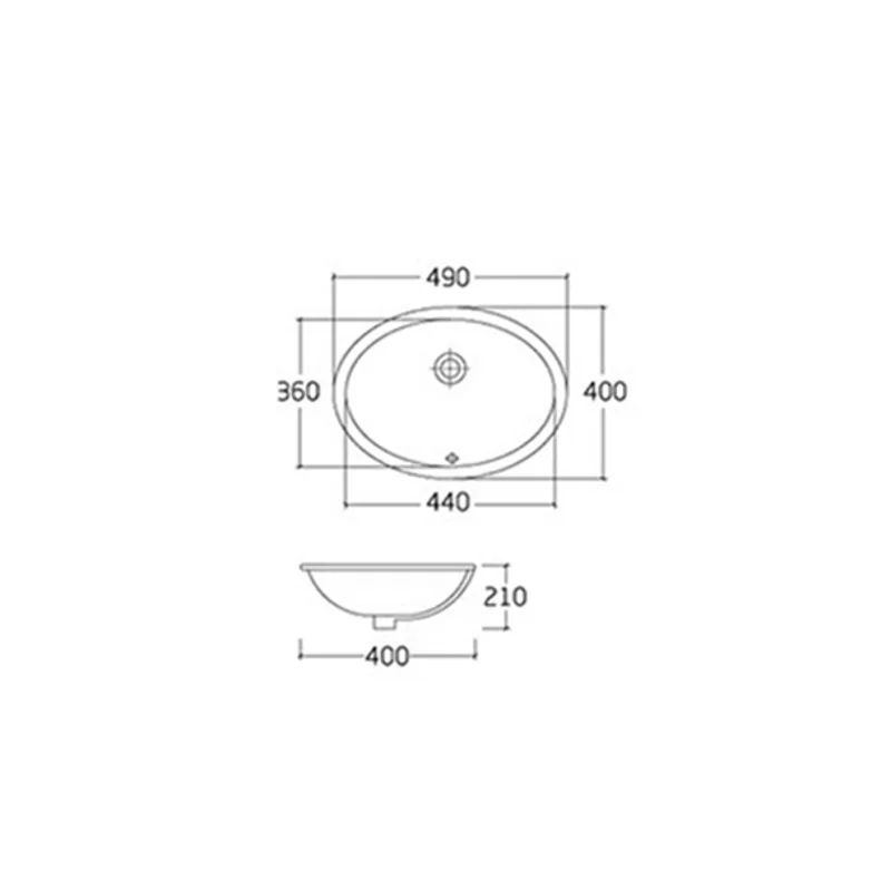 Раковина Bronze de Luxe Alsace 1707, белый