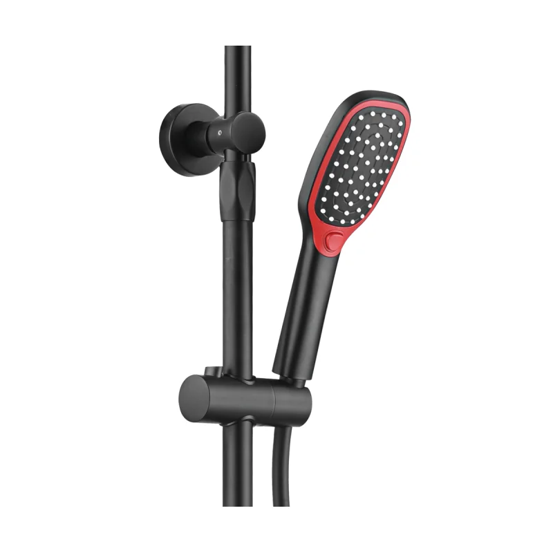 Душевая система Bronze de Luxe Avantgarde 2039RH Черная Красная