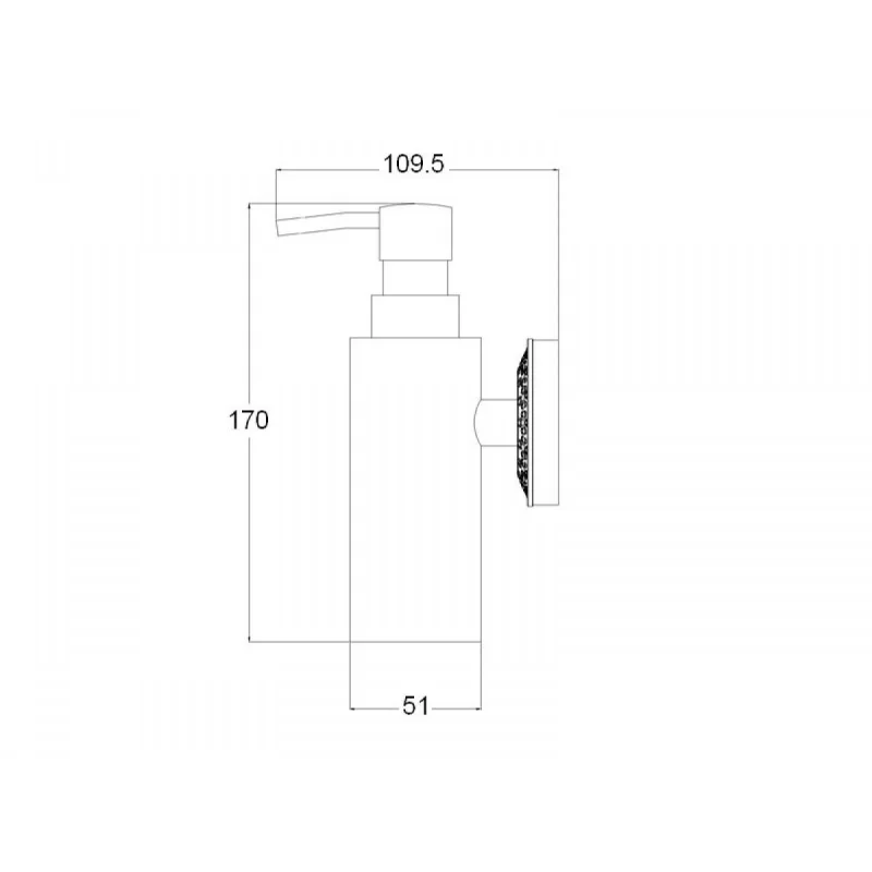 Дозатор для жидкого мыла Bronze de Luxe Windsor K25027 Бронза