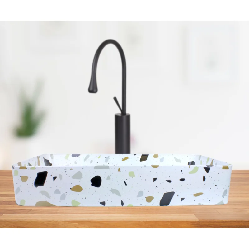 Раковина чаша Bronze de Luxe Терраццо 1061TR, разноцветная