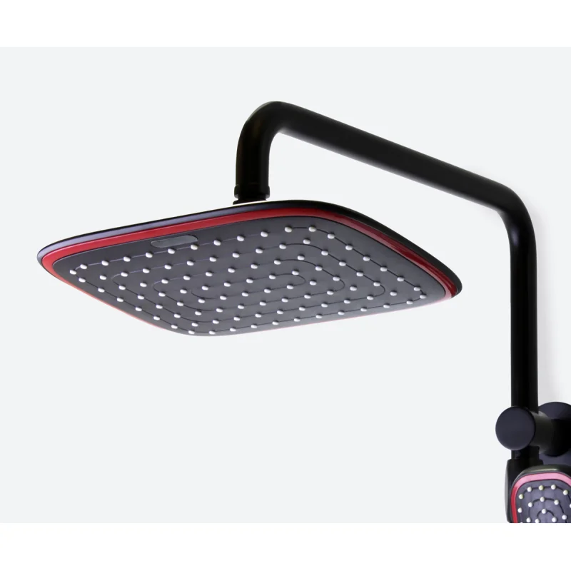 Душевая система Bronze de Luxe Avantgarde 2039RH Черная Красная