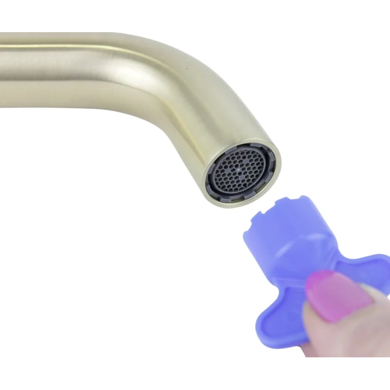 Смеситель скрытого монтажа для раковины Bronze de Luxe 1760s Loft 5530CG, матовое золото