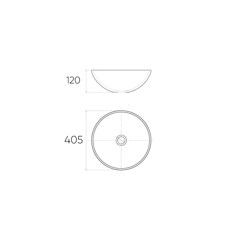 Раковина чаша Bronze de Luxe Persia 2008, белый