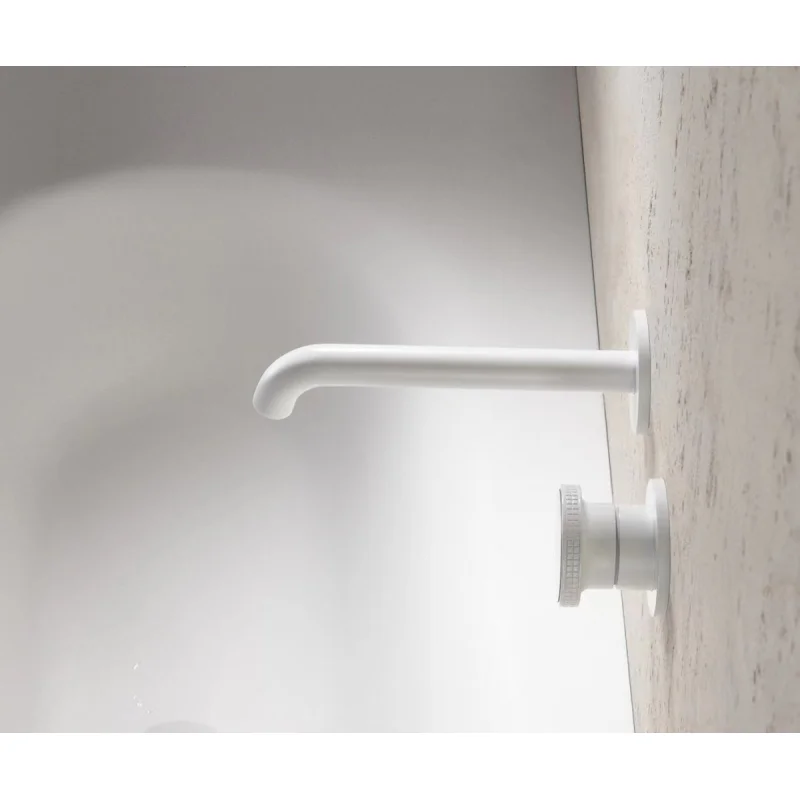 Смеситель Bronze de Luxe OMG, для раковины, цвет белый/желтый, 9007W-Y