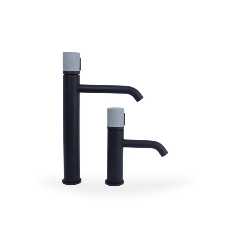 Смеситель для раковины Bronze de Luxe Focus 24615BG, черный матовый