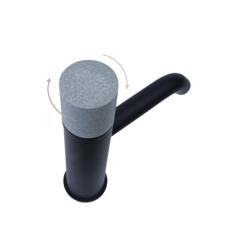 Смеситель для раковины Bronze de Luxe Focus 24601BG Черный матовый