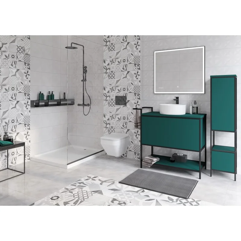 Шкаф-пенал Cersanit Botanique 30 63016 зеленый