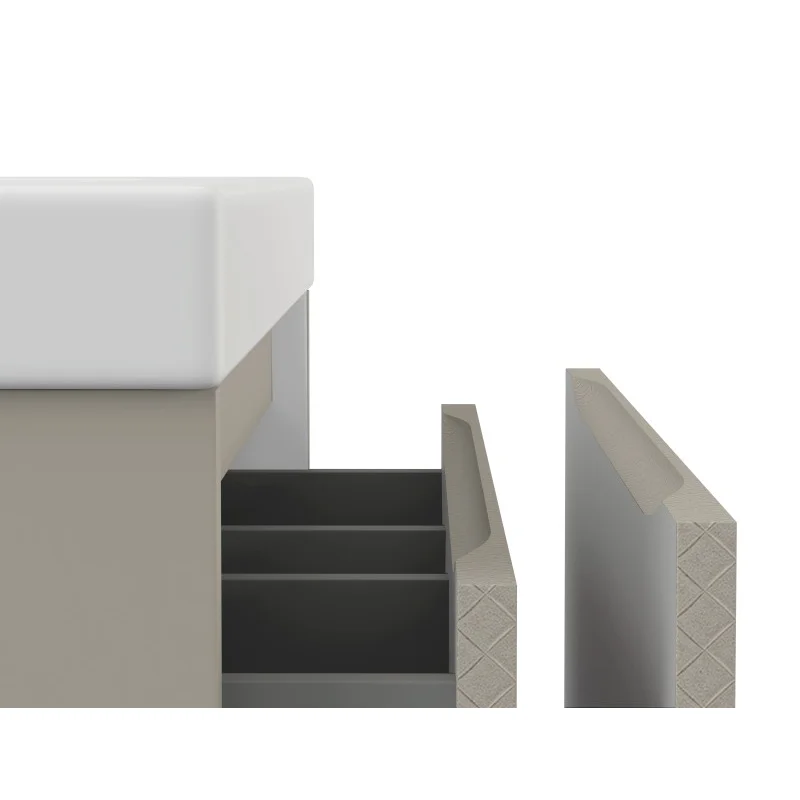 Тумба под раковину Cersanit Grande 60 64309 подвесная Бежевая