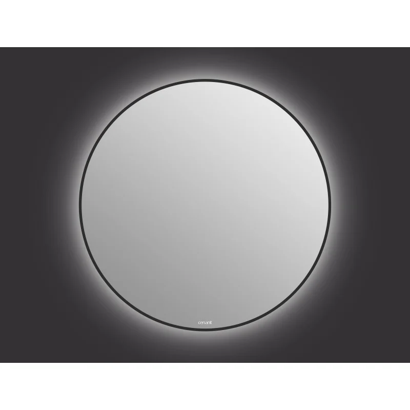 Зеркало CERSANIT ECLIPSE SMART 100x100 с подсветкой круглое черная рамка 64149 Зеркало CERSANIT ECLIPSE SMART 100x100 с подсветкой круглое черная рамка 64149