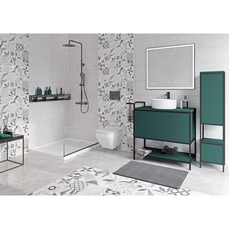 Смеситель для ванны Cersanit Brasko Black 63108 Черный матовый