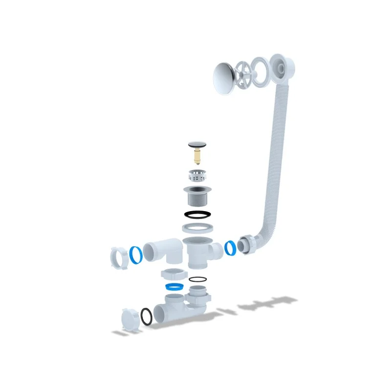 Слив-перелив Cersanit Prime 64286 click-clack Хром