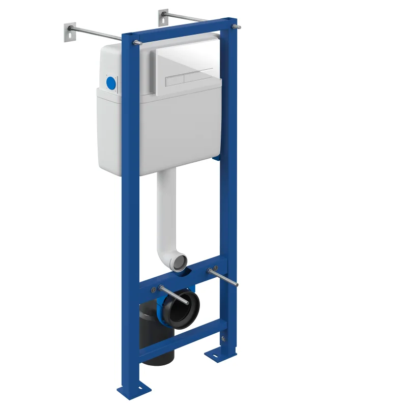 Инсталляция Cersanit VECTOR 40 для унитаза механическая Кнопка Cersanit BLICK пластик белый