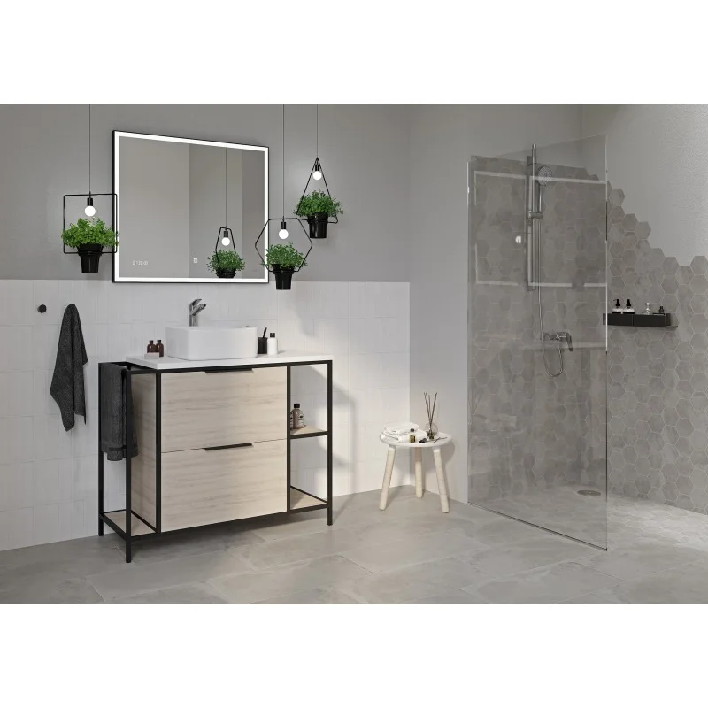 Тумба под раковину Cersanit Bosquet 63013 дуб