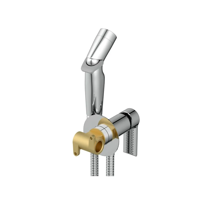 Гигиенический душ со смесителем Cersanit Brasko 64102, хром