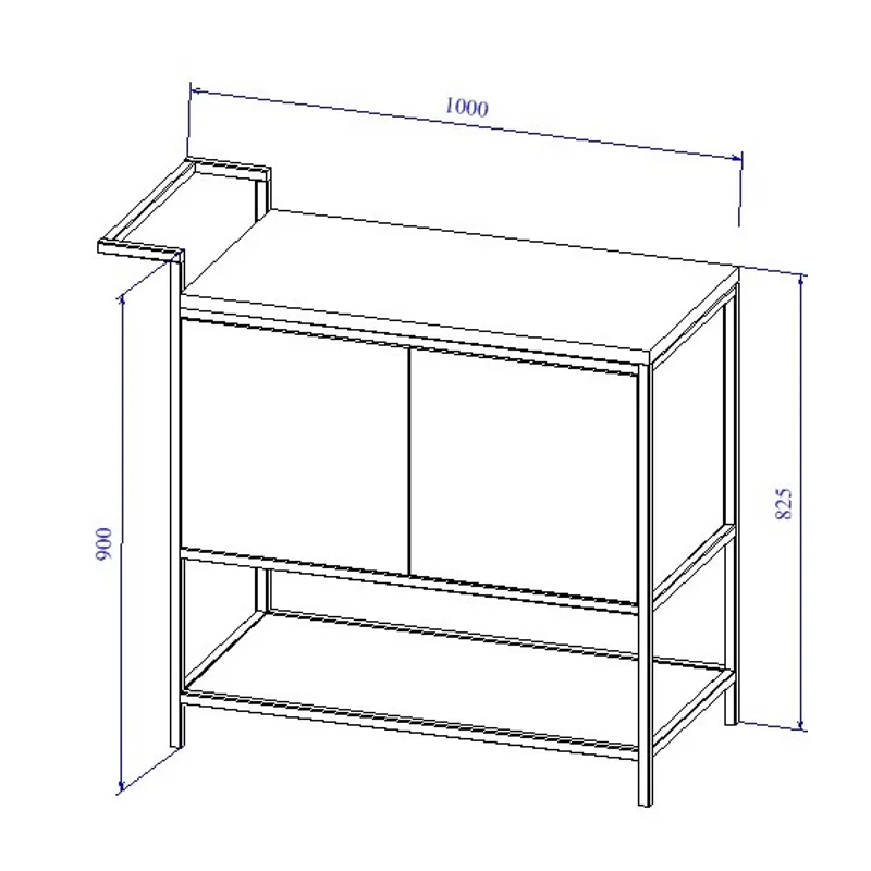 Тумба под раковину Cersanit Botanique 63015 зеленый