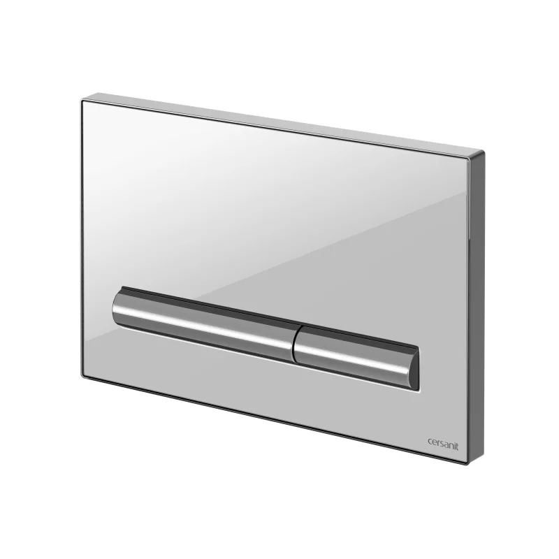 Кнопка CERSANIT PILOT белая глянцевая стекло