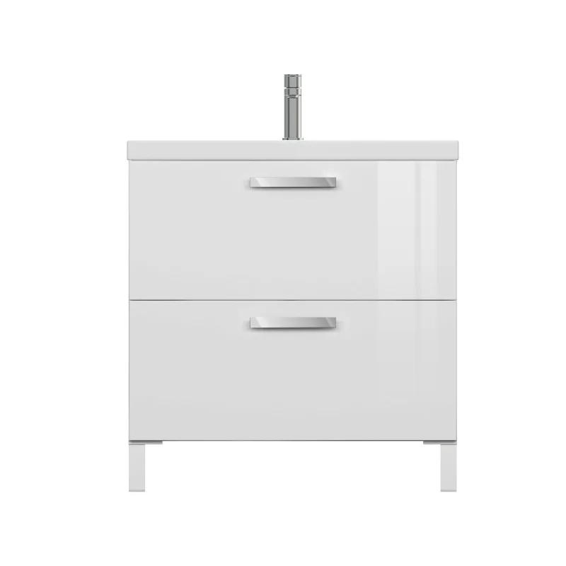 Тумба с раковиной Cersanit Melar 80 64763 Белая