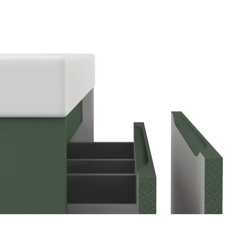 Тумба под раковину Cersanit Grande 60 64302 подвесная Зеленая