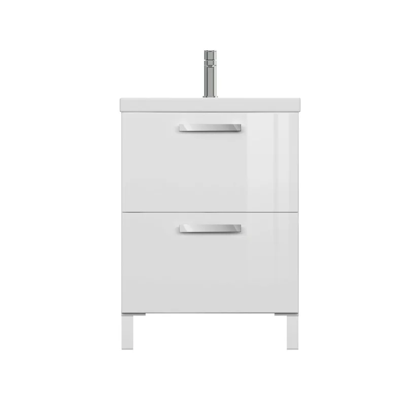 Тумба с раковиной Cersanit Melar 60 64762 Белая