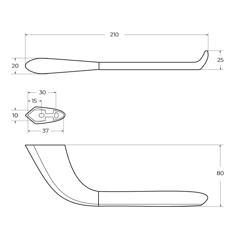 Держатель туалетной бумаги CEZARES LINER-PH-GM