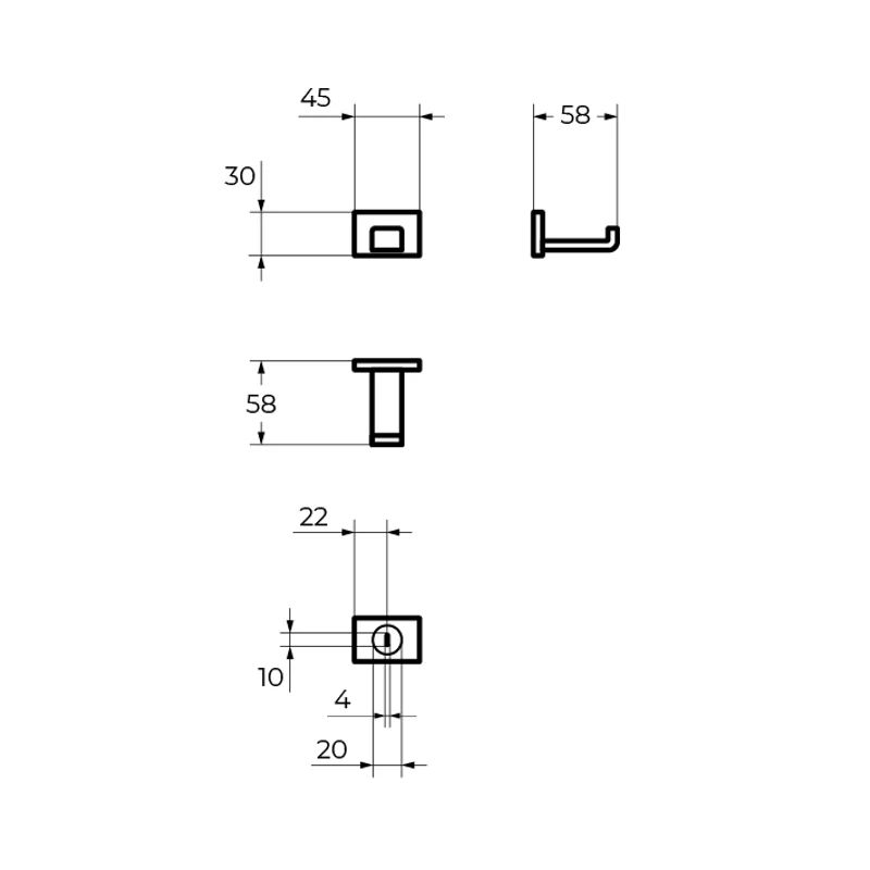 Крючок CEZARES MAXIMA CZR-F-8922