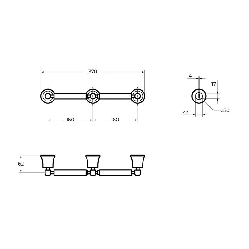 Держатель туалетной бумаги CEZARES LIBERTY CZR-F-8989A