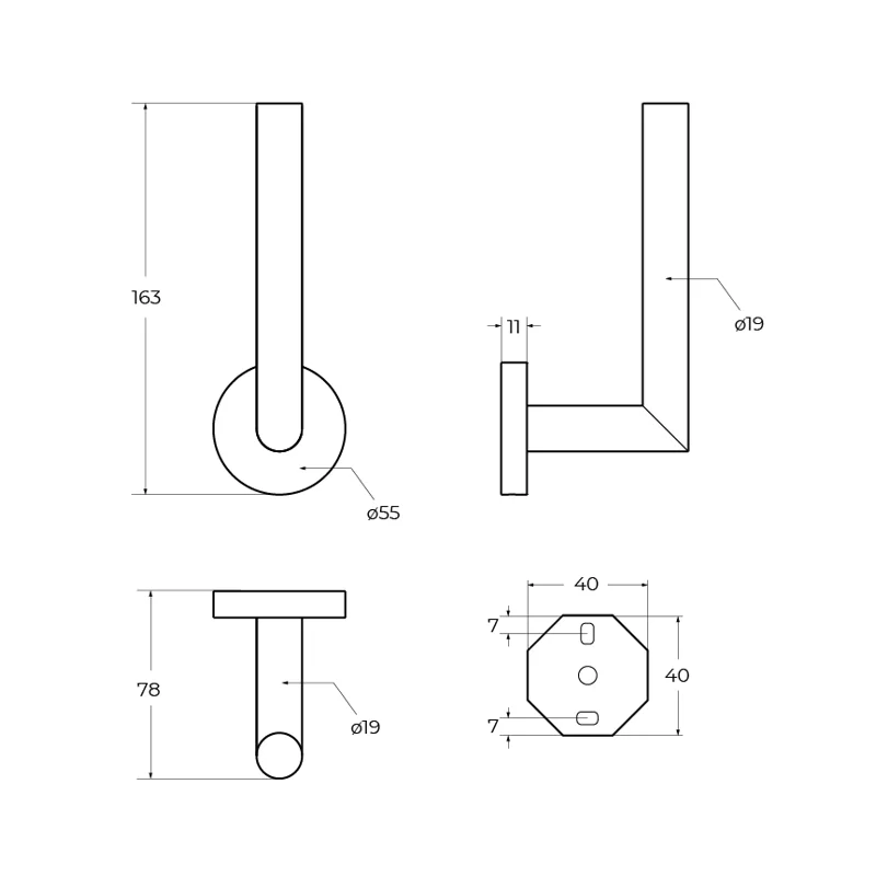 Держатель для туалетной бумаги CEZARES RELAX-PHV-BORO