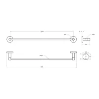 Полотенцедержатель CEZARES RELAX-TH-65-GM