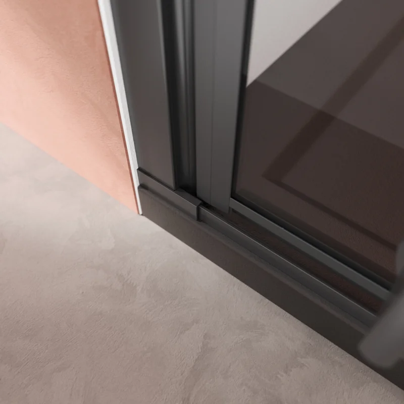 Душевая дверь Cezares LINER-B-12-90-C-NERO-L