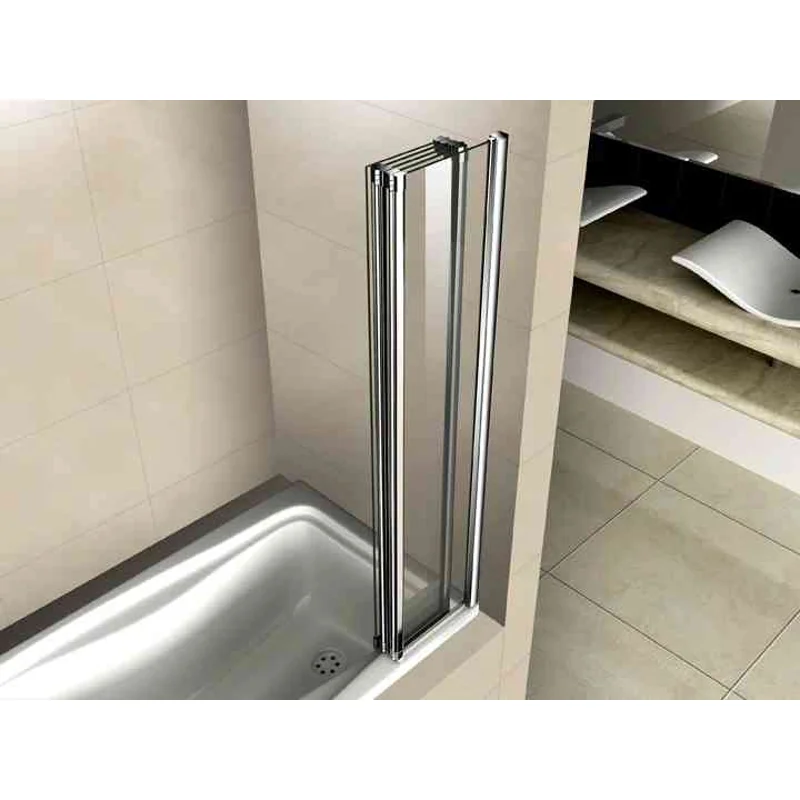 Шторка на ванну CEZARES PRATICO-V-5-120/140-C-Cr