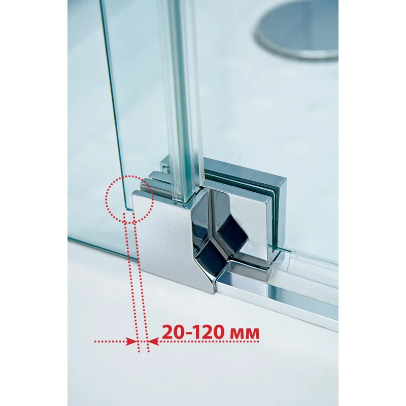 Душевой уголок Cezares SLIDER-AH-1-90-70/80-C-Cr