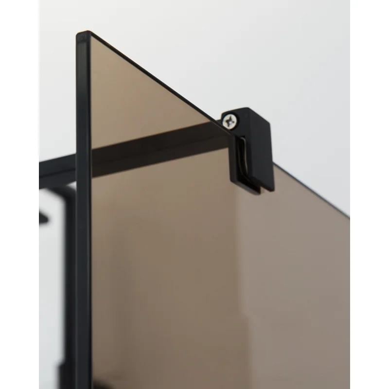 Душевая перегородка CEZARES LIBERTA-L-2-100-BR-NERO