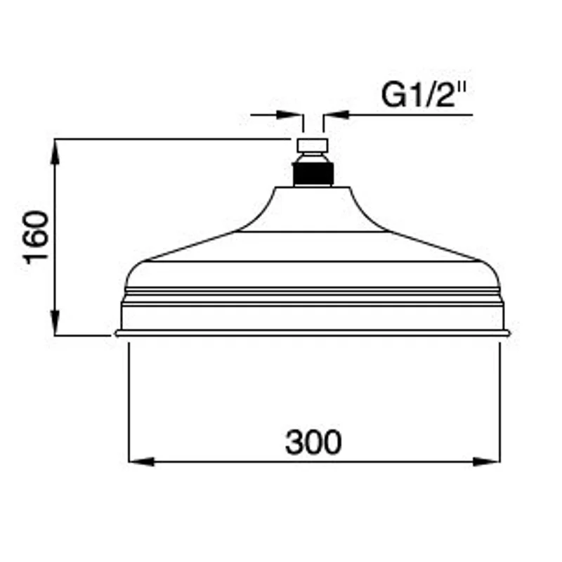Верхний душ Cezares CZR-U-SP8-30-02