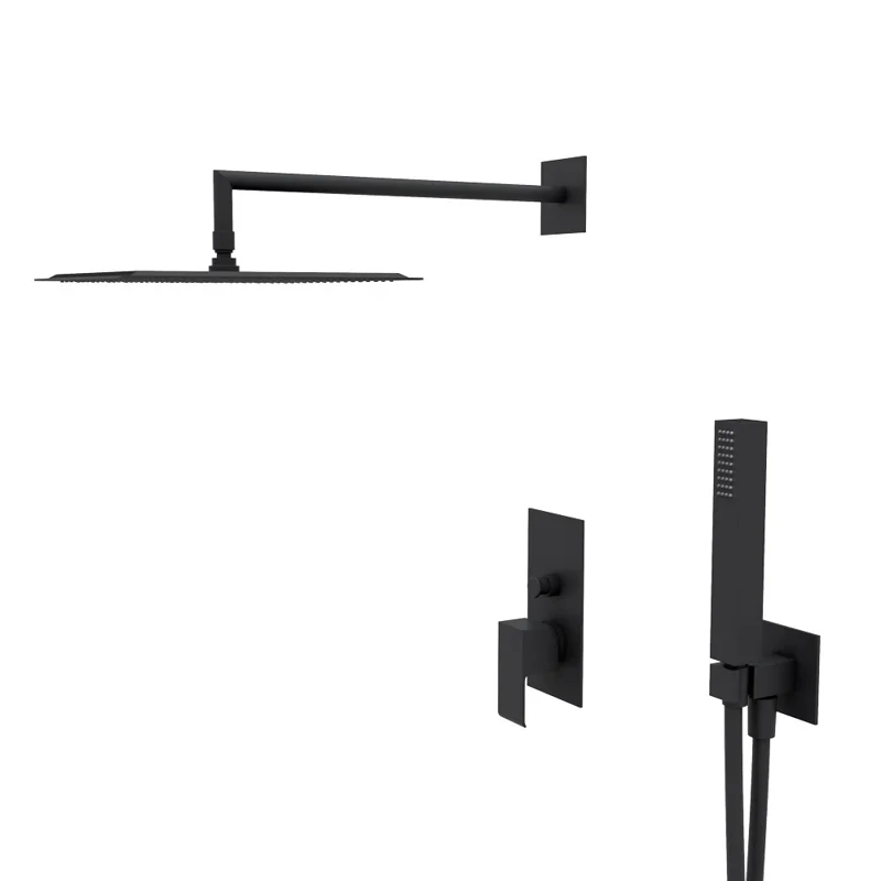 Душевая система Cezares Porta PORTA-DSIPQ-30-NOP Черный