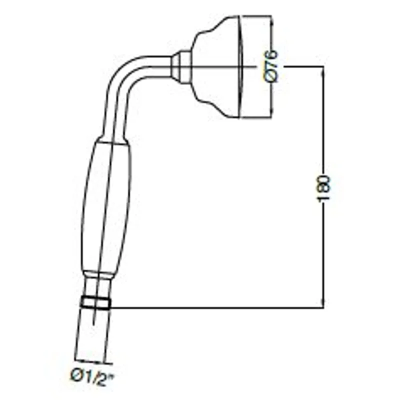 Ручной душ Cezares CZR-U-D1FC-03/24-Bi