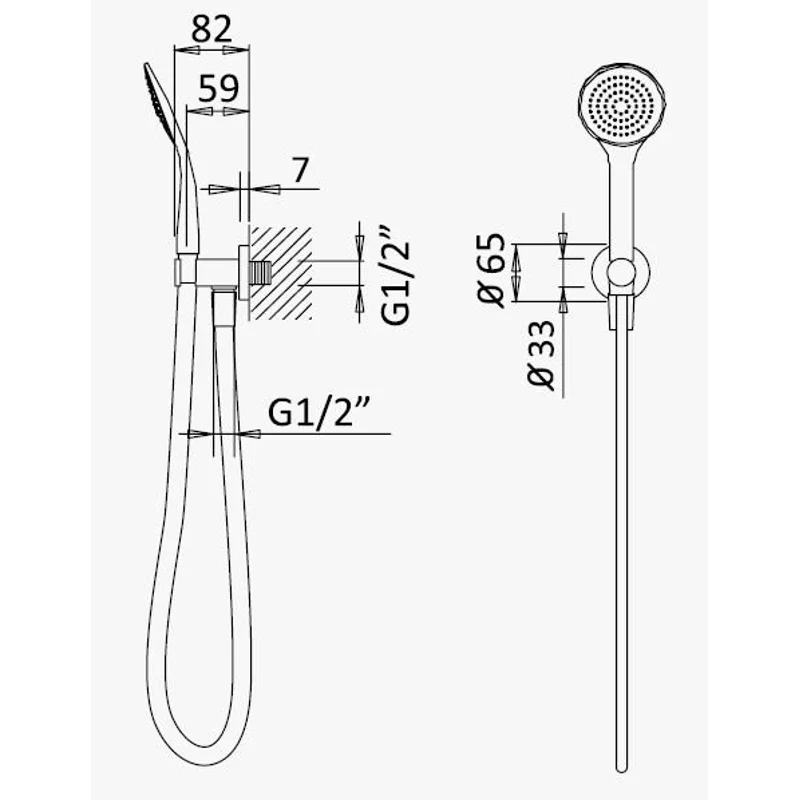 Душевой гарнитур Cezares Czr CZR-B-KD-M-SR Золото