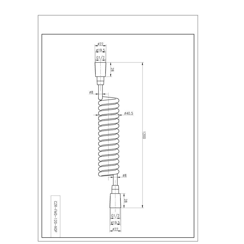 Гибкий шланг Cezares CZR-FMH-120-NOP