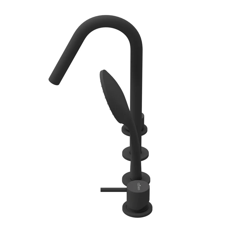 Смеситель на борт ванны Cezares LEAF-BVDM4-L-NOP