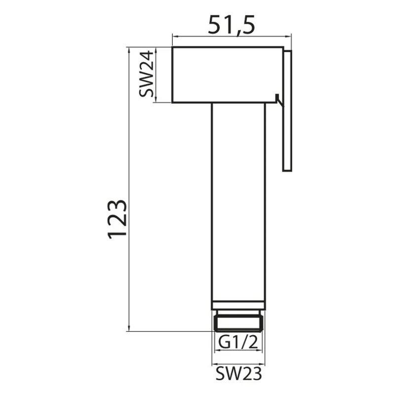Душ гигиенический Cezares CZR-ID3-01