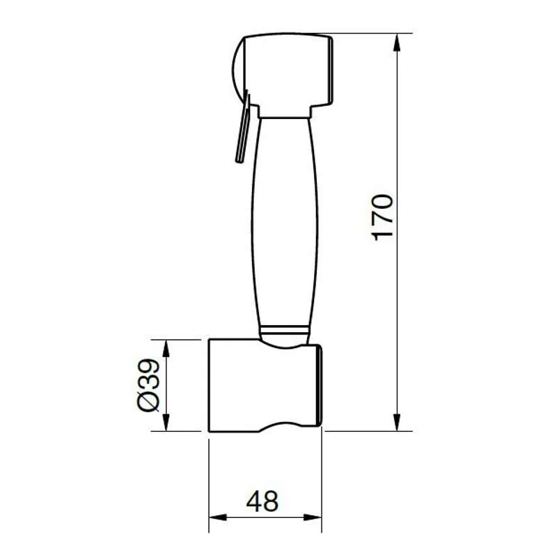 Гигиенический душ Cezares ATLANTIS-U-ID-02