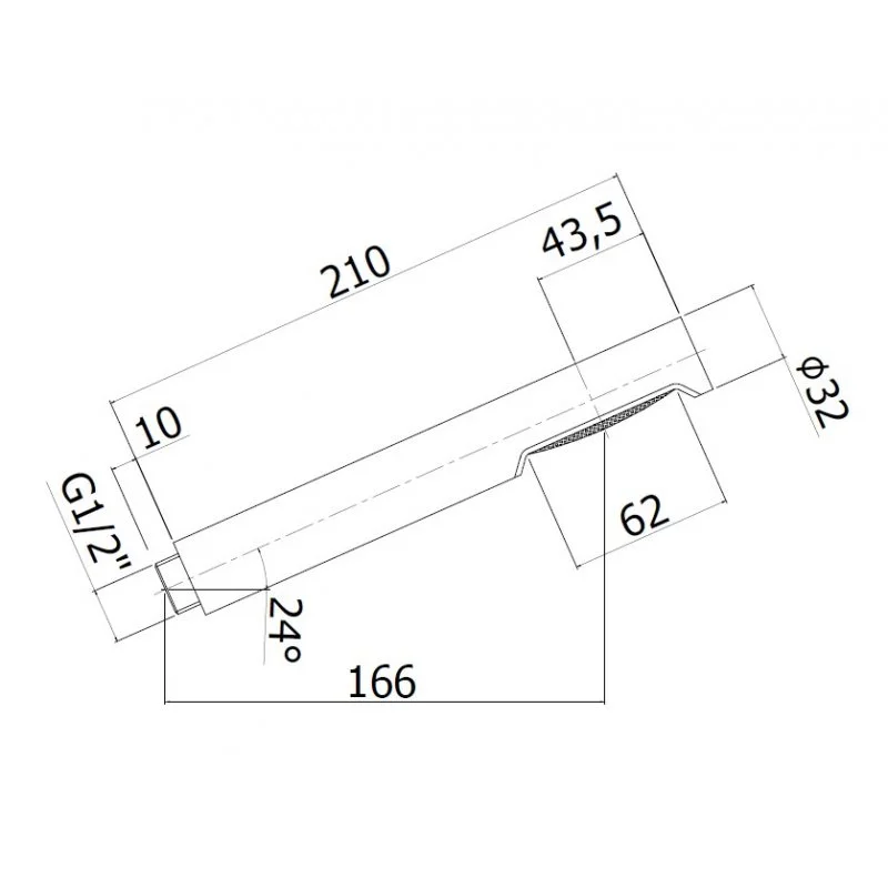 Ручной душ трехрежимный Cezares CZR-B-D1F-ST