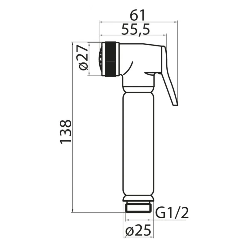 Душ гигиенический Cezares CZR-ID5-01
