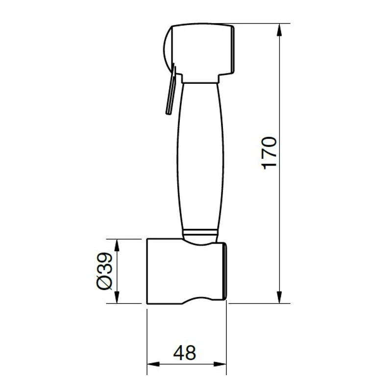 Гигиенический душ Cezares ATLANTIS-U-IFS-03/24