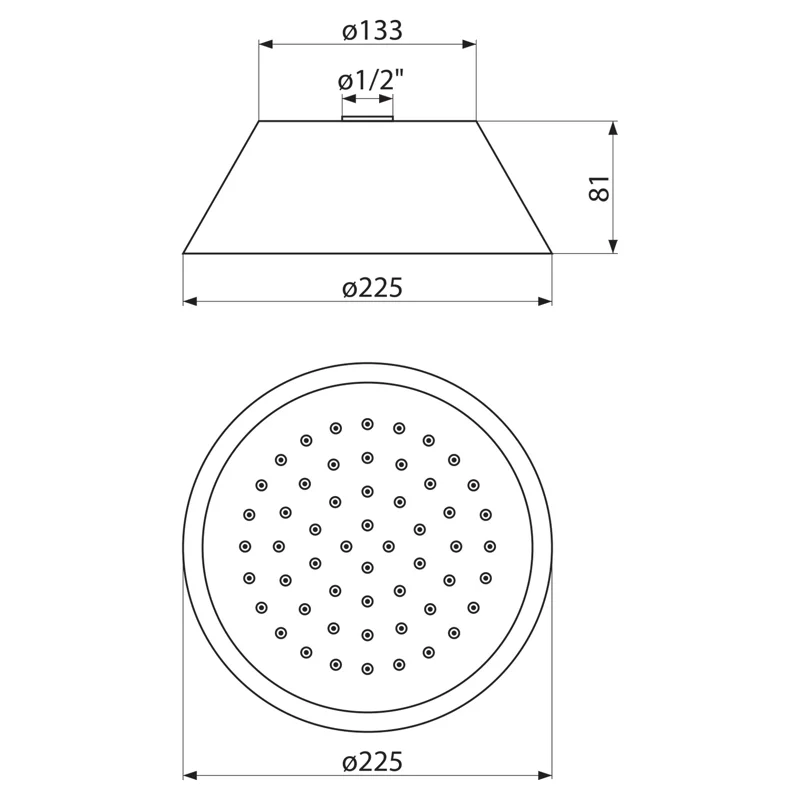 Верхний душ Cezares CZR-SPA200-01