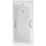 Ванна чугунная Delice Parallel 160х70 с ручками DLR2... Ванна чугунная Delice Parallel 160х70 с ручками DLR2...