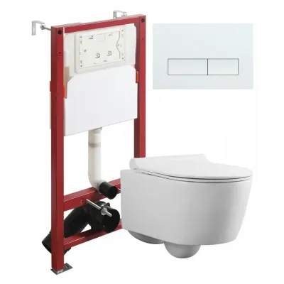 Agger ATI05100+APB288 Унитаз подвесной безободковый ...