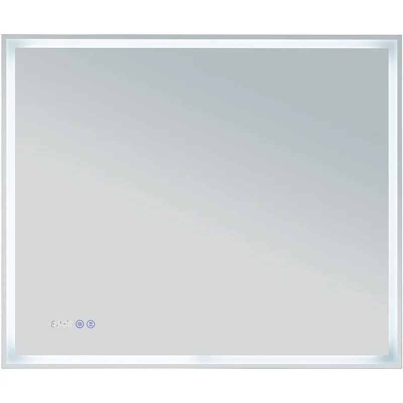 Зеркало Aquanet Оптима 90 белый матовый